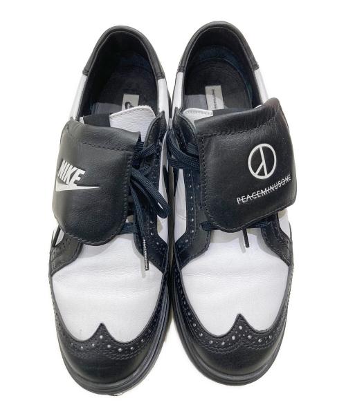 NIKE（ナイキ）NIKE (ナイキ) PEACEMINUSONE (ピースマイナスワン) KWONDO 1/PEACEMINUSONE ブラック×ホワイト サイズ:27.5cmの古着・服飾アイテム