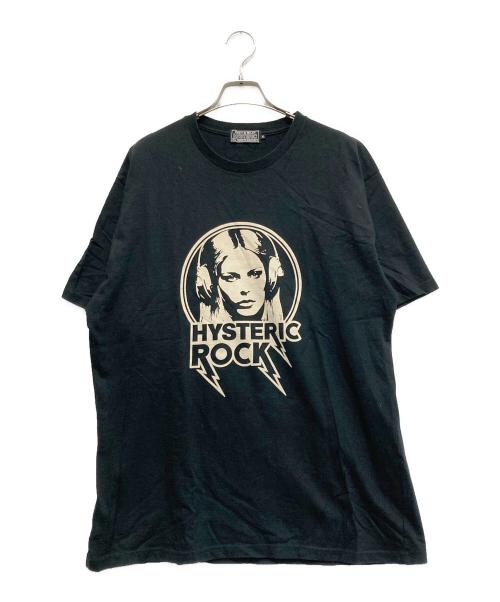 Hysteric Glamour（ヒステリックグラマー）Hysteric Glamour (ヒステリックグラマー) HYSTERIC ROCKTシャツ ブラック サイズ:XLの古着・服飾アイテム