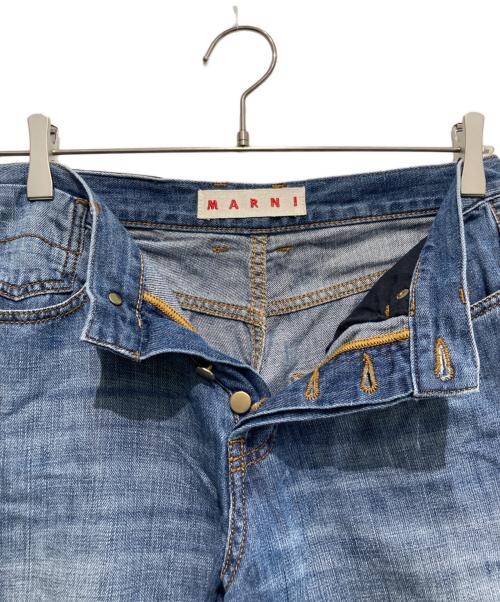 MARNI（マルニ）MARNI (マルニ) クロップドデニムパンツ インディゴ サイズ:23の古着・服飾アイテム
