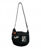 Hysteric Glamourヒステリックグラマー）の古着「スタッズベルトショルダーバッグ」｜ブラック