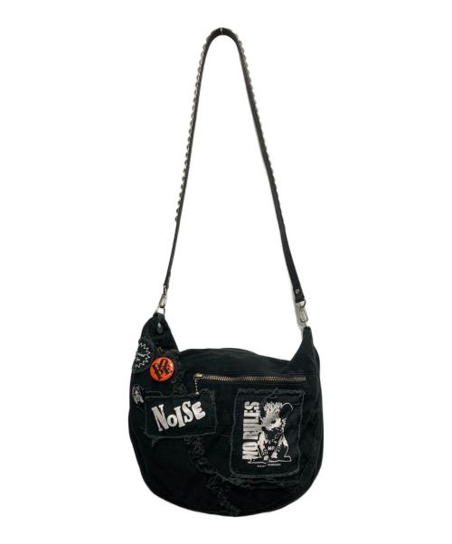 Hysteric Glamour（ヒステリックグラマー）Hysteric Glamour (ヒステリックグラマー) スタッズベルトショルダーバッグ ブラックの古着・服飾アイテム