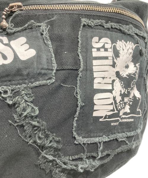 Hysteric Glamour（ヒステリックグラマー）Hysteric Glamour (ヒステリックグラマー) スタッズベルトショルダーバッグ ブラックの古着・服飾アイテム