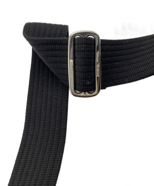 Vivienne Westwood（ヴィヴィアンウエストウッド）Vivienne Westwood (ヴィヴィアンウエストウッド) RIPPED DENIM CLARA ショルダーバッグ ネイビーの古着・服飾アイテム