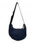 Vivienne Westwood (ヴィヴィアンウエストウッド) RIPPED DENIM CLARA ショルダーバッグ ネイビー：32000円