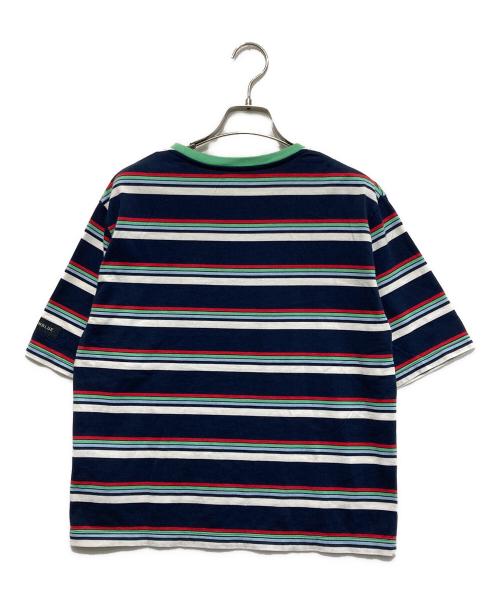 MADISON BLUE（マディソンブルー）MADISON BLUE (マディソンブルー) HORIZONTAL STRIPES POCKET TEE ネイビー サイズ:Sの古着・服飾アイテム