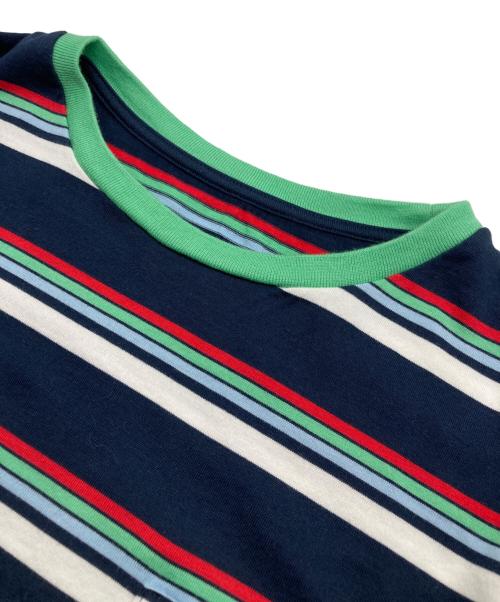 MADISON BLUE（マディソンブルー）MADISON BLUE (マディソンブルー) HORIZONTAL STRIPES POCKET TEE ネイビー サイズ:Sの古着・服飾アイテム