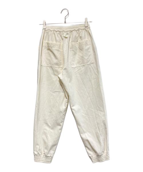 DRAWER（ドゥロワー）Drawer (ドゥロワー) ウールナイロンギャバジンジョガーパンツ ベージュ サイズ:34の古着・服飾アイテム