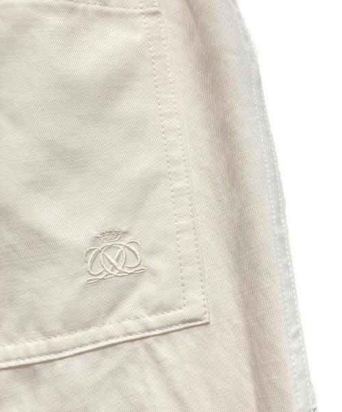 DRAWER（ドゥロワー）Drawer (ドゥロワー) ウールナイロンギャバジンジョガーパンツ ベージュ サイズ:34の古着・服飾アイテム