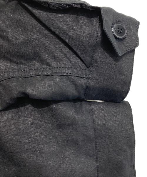 le travailleur gallice（ル・トラヴァイユール・ガリス）LE TRAVAILLEUR GALLICE (ル・トラヴァイユール・ガリス) リネンワークジャケット ブラック サイズ:2の古着・服飾アイテム