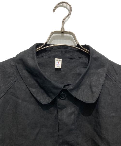 le travailleur gallice（ル・トラヴァイユール・ガリス）LE TRAVAILLEUR GALLICE (ル・トラヴァイユール・ガリス) リネンワークジャケット ブラック サイズ:2の古着・服飾アイテム