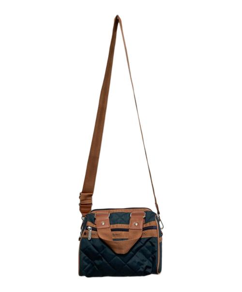 LeSportsac（レスポートサック）LeSportsac (レスポートサック) MINI SATCHEL BAG/2wayバッグ/ショルダーバッグ ディープグリーンキルトの古着・服飾アイテム