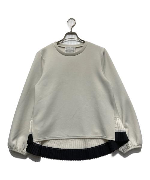 BEARDSLEY（ビアズリー）BEARDSLEY (ビアズリー) スソプリーツプルオーバー 黄緑 サイズ:FREEの古着・服飾アイテム
