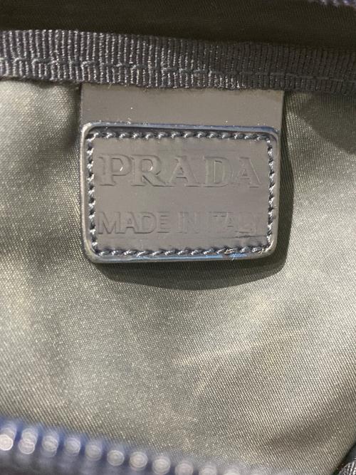 PRADA（プラダ）PRADA (プラダ) PORTATRUCCO LAMPO TESSU ネイビーの古着・服飾アイテム