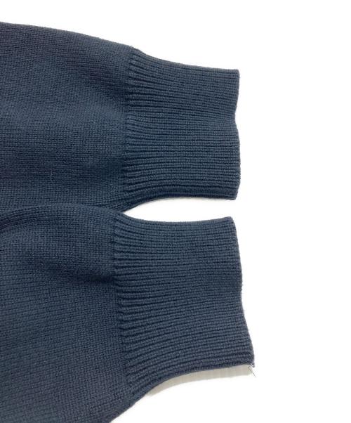 LOUIS VUITTON（ルイ ヴィトン）LOUIS VUITTON (ルイ ヴィトン) フロント刺繍ニット ネイビー サイズ:Mの古着・服飾アイテム