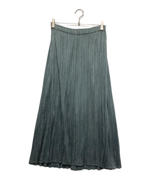 PLEATS PLEASE（プリーツプリーズ）PLEATS PLEASE (プリーツプリーズ) プリーツスカート グリーン サイズ:5の古着・服飾アイテム