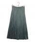 PLEATS PLEASE（プリーツプリーズ）の古着「プリーツスカート」｜グリーン