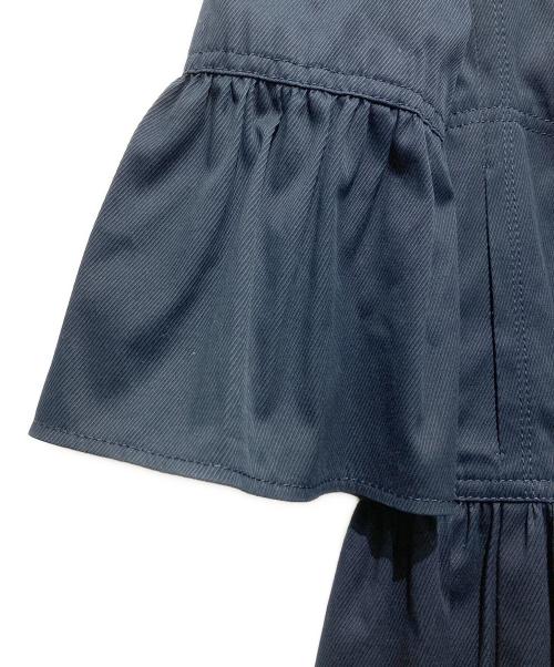 BURBERRY BLUE LABEL（バーバリー ブルー レーベル）BURBERRY BLUE LABEL (バーバリー ブルー レーベル) トレンチコート ブラック サイズ:38の古着・服飾アイテム