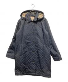 BURBERRY LONDON（バーバリーロンドン）の古着「キルティングコート」｜ネイビー