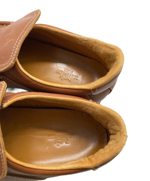 HERMES（エルメス）HERMES (エルメス) レザーシューズ ブラウン サイズ:37の古着・服飾アイテム