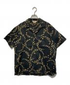 Star OF HOLLYWOODスターオブハリウッド）の古着「BOOMERANG/S/Sシャツ/古着/アロハシャツ」｜ブラック