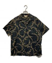 Star OF HOLLYWOOD（スターオブハリウッド）の古着「BOOMERANG/S/Sシャツ/古着/アロハシャツ」｜ブラック