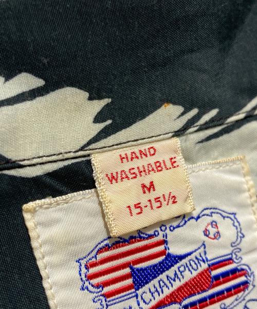 Duke Kahanamoku（デュークカハナモク）DUKE KAHANAMOKU (デュークカハナモク) MOONLIGHT PALM TREE/古着/アロハシャツ/S/Sシャツ ブラック サイズ:Mの古着・服飾アイテム