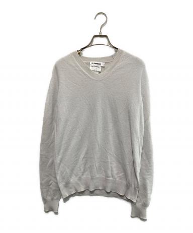 開店セール☆レア品 美品 ジルサンダー イタリア製 スヌード ネックウォーマー 中古・古着通販】JIL SANDER (ジルサンダー) カシミヤVネックニット