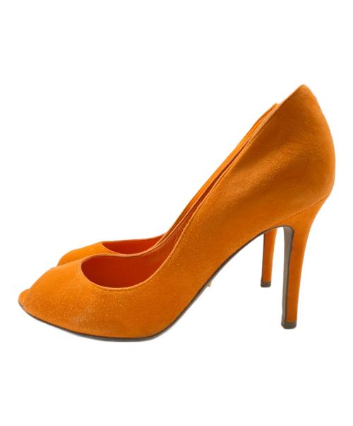 sergio rossi（セルジオロッシ）sergio rossi (セルジオロッシ) ハイヒールパンプス オレンジ サイズ:37の古着・服飾アイテム