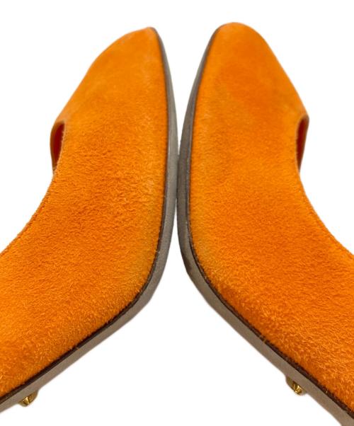 sergio rossi（セルジオロッシ）sergio rossi (セルジオロッシ) ハイヒールパンプス オレンジ サイズ:37の古着・服飾アイテム