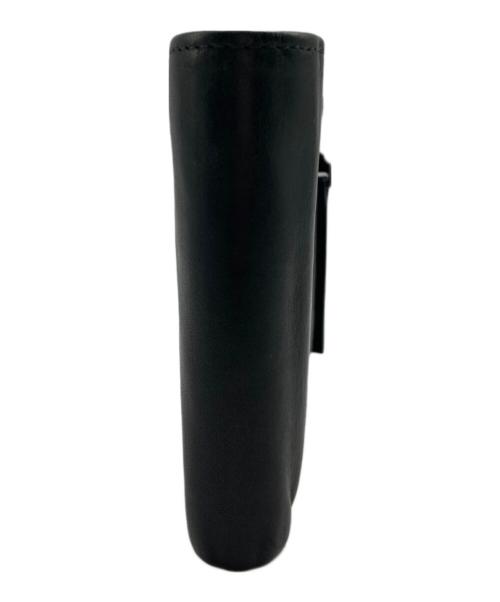 Maison Margiela（メゾンマルジェラ）Maison Margiela (メゾンマルジェラ) コンパクトウォレット2つ折り財布 ブラックの古着・服飾アイテム