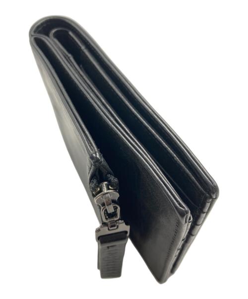 Maison Margiela（メゾンマルジェラ）Maison Margiela (メゾンマルジェラ) コンパクトウォレット2つ折り財布 ブラックの古着・服飾アイテム