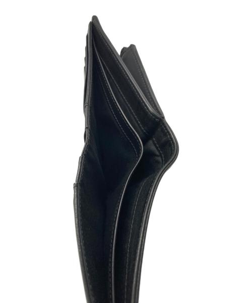 Maison Margiela（メゾンマルジェラ）Maison Margiela (メゾンマルジェラ) コンパクトウォレット2つ折り財布 ブラックの古着・服飾アイテム