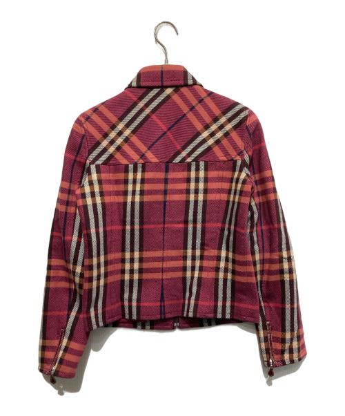 BURBERRY BLUE LABEL（バーバリー ブルー レーベル）BURBERRY BLUE LABEL (バーバリー ブルー レーベル) コットンジャケット ピンク サイズ:38の古着・服飾アイテム