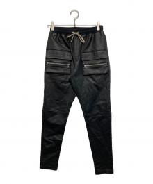 DANKE SCHON（ダンケ シェーン）の古着「COATING FRAP PANTS」｜ブラック