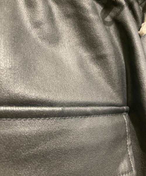 DANKE SCHON（ダンケ シェーン）Danke schon (ダンケ シェーン) COATING FRAP PANTS ブラック サイズ:FREEの古着・服飾アイテム