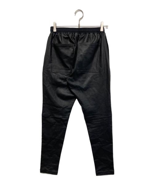 DANKE SCHON（ダンケ シェーン）Danke schon (ダンケ シェーン) COATING FRAP PANTS ブラック サイズ:FREEの古着・服飾アイテム