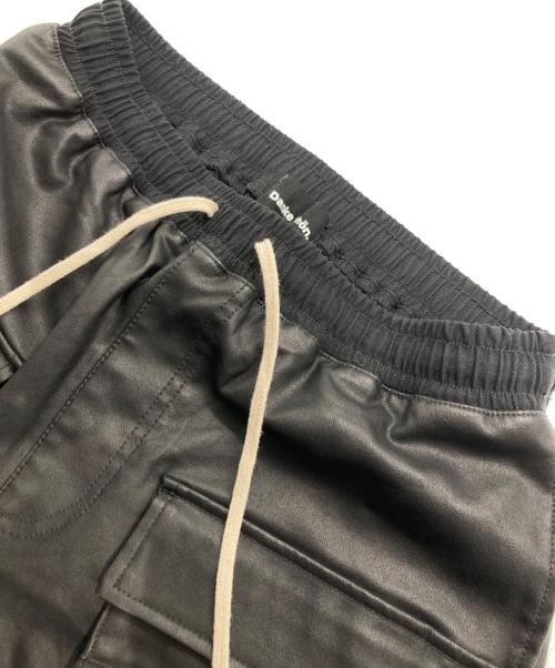 DANKE SCHON（ダンケ シェーン）Danke schon (ダンケ シェーン) COATING FRAP PANTS ブラック サイズ:FREEの古着・服飾アイテム