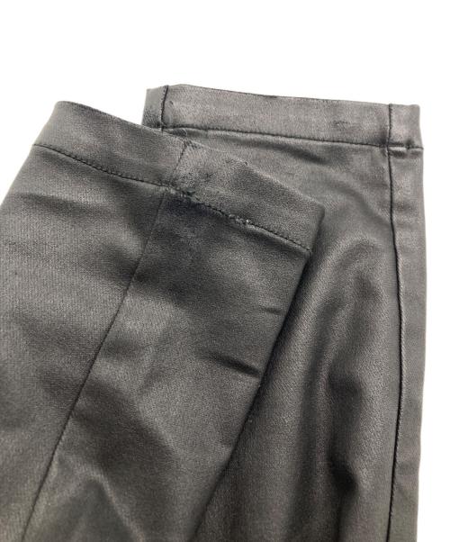 DANKE SCHON（ダンケ シェーン）Danke schon (ダンケ シェーン) COATING FRAP PANTS ブラック サイズ:FREEの古着・服飾アイテム