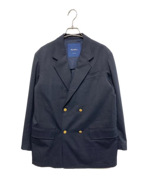 Gymphlex（ジムフレックス）Gymphlex (ジムフレックス) DOUBLE BREASTED BLAZER ネイビー サイズ:Freeの古着・服飾アイテム