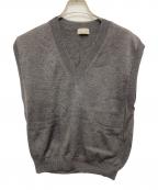 MARGARET HOWELLマーガレットハウエル）の古着「POCKET SLIPOVER」｜ブラック