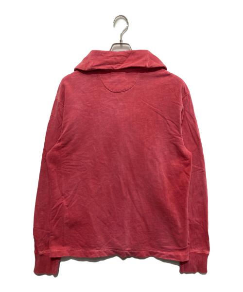 RRL（ダブルアールエル）RRL (ダブルアールエル) ショールカラーカーディガン レッド サイズ:Lの古着・服飾アイテム