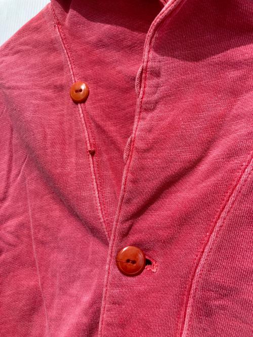 RRL（ダブルアールエル）RRL (ダブルアールエル) ショールカラーカーディガン レッド サイズ:Lの古着・服飾アイテム