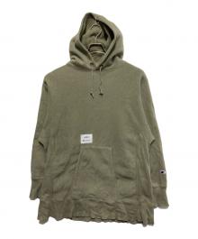 Champion REVERSE WEAVE×WTAPS（チャンピオン リバース ウィーブ×ダブルタップス）の古着「Academy Hooded」｜グリーン