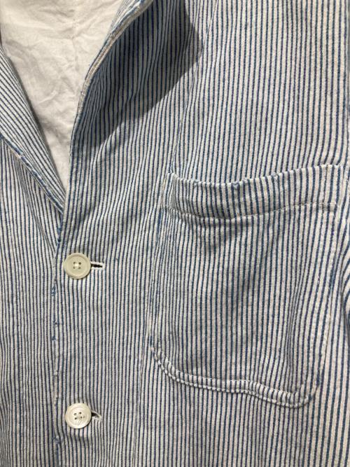 POLO RALPH LAUREN（ポロ・ラルフローレン）POLO RALPH LAUREN (ポロ・ラルフローレン) ストライプジャケット ブルー×ホワイト サイズ:Mの古着・服飾アイテム