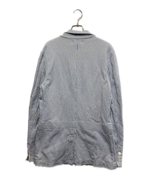 POLO RALPH LAUREN（ポロ・ラルフローレン）POLO RALPH LAUREN (ポロ・ラルフローレン) ストライプジャケット ブルー×ホワイト サイズ:Mの古着・服飾アイテム