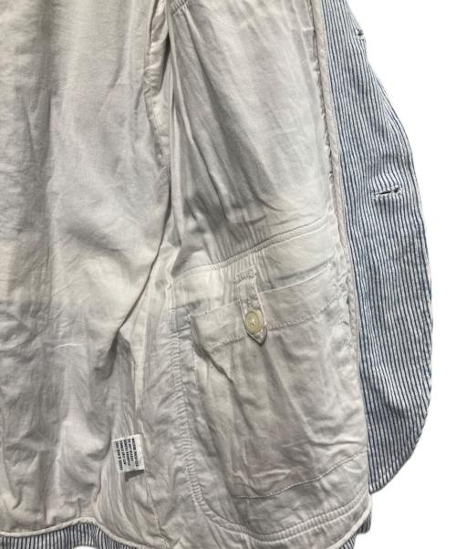 POLO RALPH LAUREN（ポロ・ラルフローレン）POLO RALPH LAUREN (ポロ・ラルフローレン) ストライプジャケット ブルー×ホワイト サイズ:Mの古着・服飾アイテム