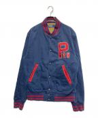 POLO RALPH LAURENポロ・ラルフローレン）の古着「スタジャン」｜ネイビー
