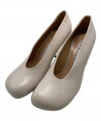 PELLICOペリーコ）の古着「MILENA65 FRONTE CHUNKY PUMPS」｜ベージュ
