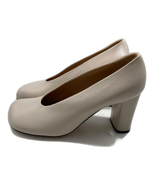 PELLICO（ペリーコ）PELLICO (ペリーコ) MILENA65 FRONTE CHUNKY PUMPS ベージュ サイズ:38の古着・服飾アイテム