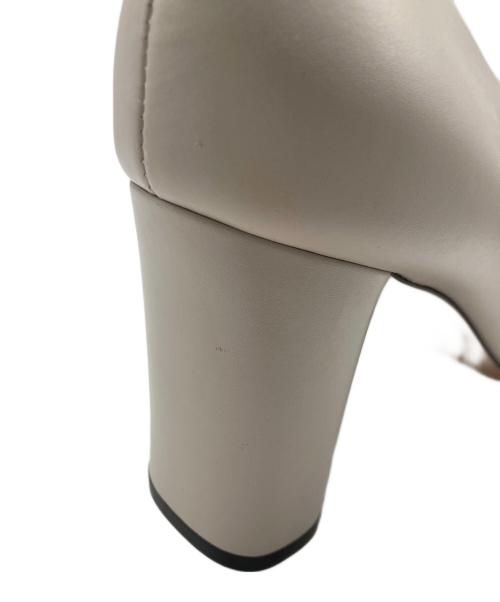 PELLICO（ペリーコ）PELLICO (ペリーコ) MILENA65 FRONTE CHUNKY PUMPS ベージュ サイズ:38の古着・服飾アイテム